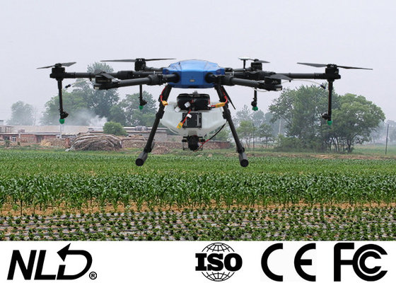 FCC ISO Agriculture Plant Protection Spraying Drone With 22000mAh Battery