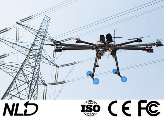 8 Rotors 1.5km 8KG Industrial Grade Drone For Transmission Line Construction
