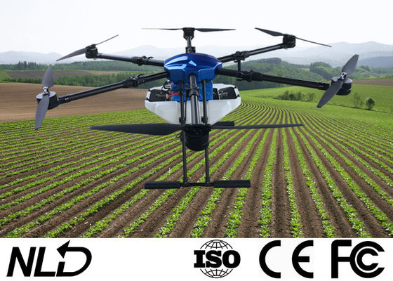 6 Propellers FCC ISO9001 Fertilizer Spraying Drone , Crop Spraying Drone