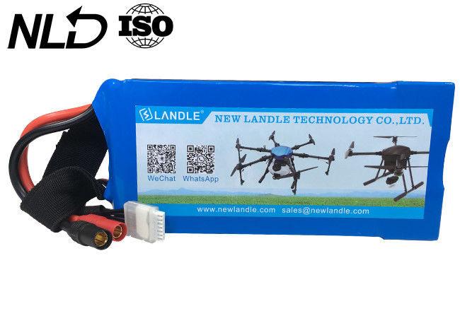 6S 25C 16000Ahm 22.2V Lithium UAV Battery For Drone