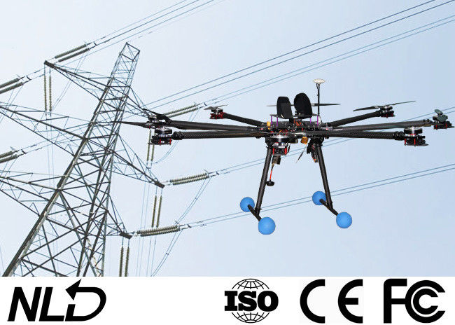 8 Rotors 1.5km 8KG Industrial Grade Drone For Transmission Line Construction
